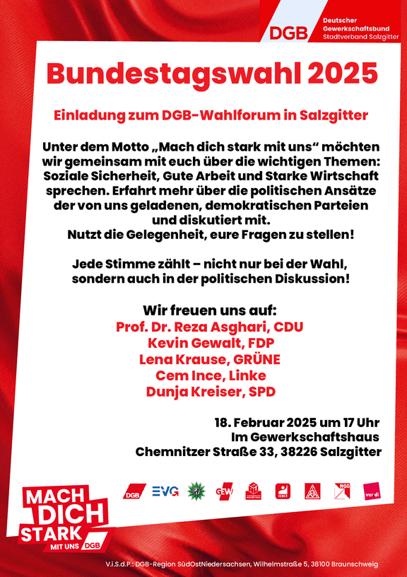 Wahlforum SZ 12.02.2025